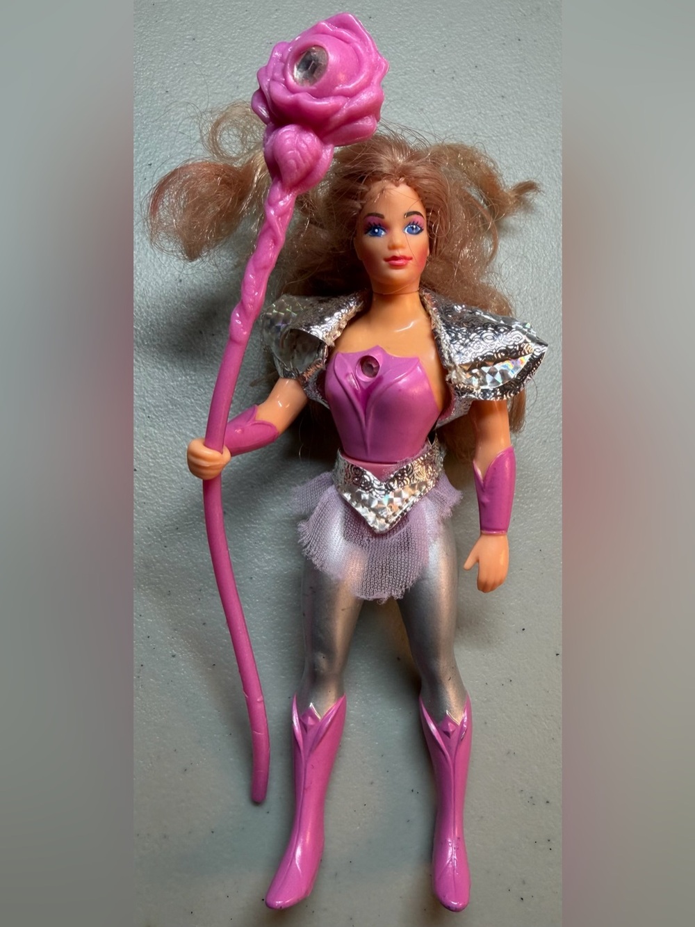 Vintage 1984 Mattel She-Ra Princess of Power Glimmer Doll w/ Staff